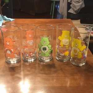 care bears limited edition 1983 pizza hut cups